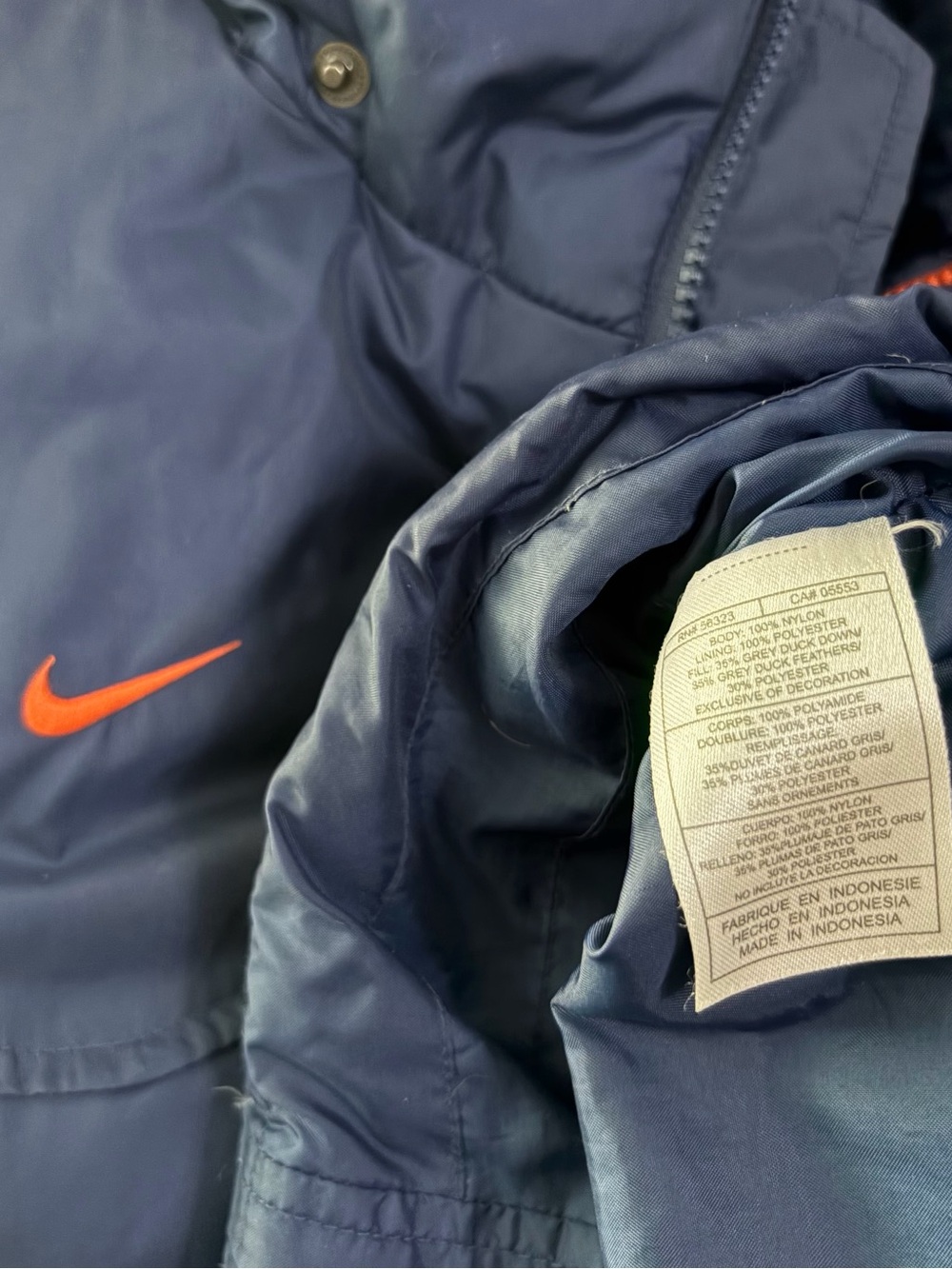 Nike Team UVA Virginia Cavaliers Insulated Winter Puffer Jacket, Size: Large - Picture 4 of 5